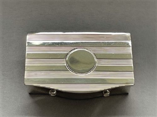 fig 1. An Unusual Novelty Silver Double Stamp Box