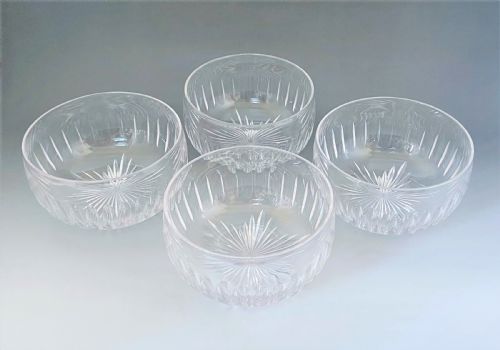 A Matching Set of Victorian Cut Glass Finger Bowls