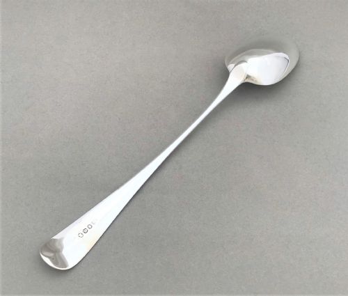 fig 1. A superb Georgian silver basting spoon by the Bateman family