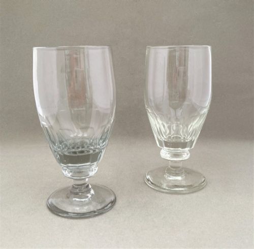 A Good Quality Pair of Victorian Ale Glasses