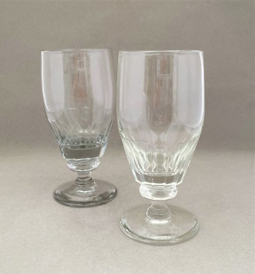 fig 1. A Good Quality Pair Of Victorian Ale Glasses