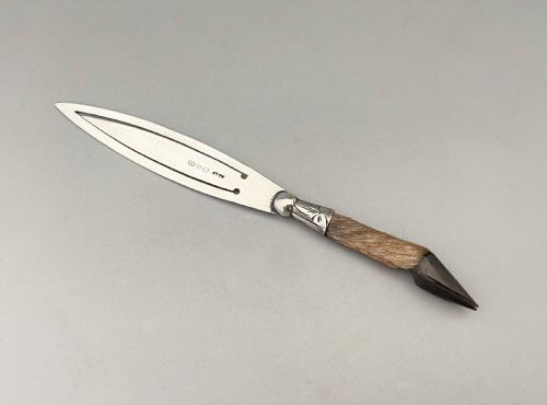 A Most Unusual Goat's Foot Novelty Silver Bookmark