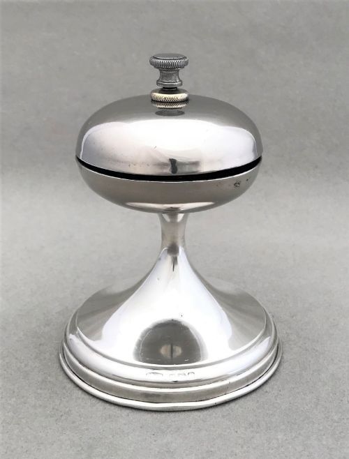 A Lovely George V Silver Desk/reception Bell
