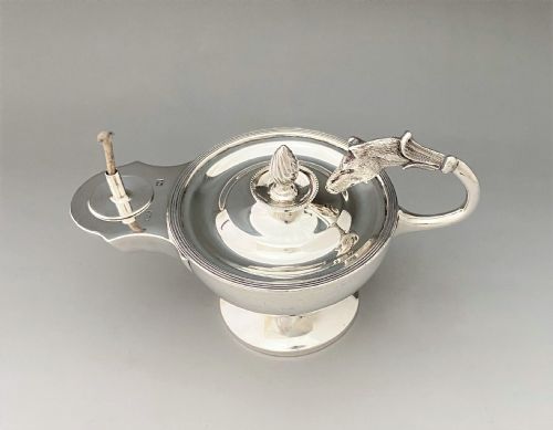 fig 1. A fabulous silver 'horse head' table lighter