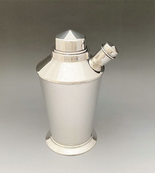 fig 1. A Stylish Art Deco Silver Plated Cocktail Shaker