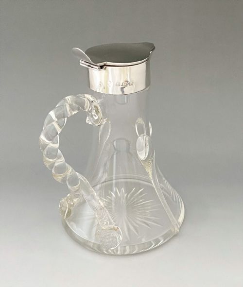 fig 1. A Fabulous Edwardian Silver Mounted Whisky Jug