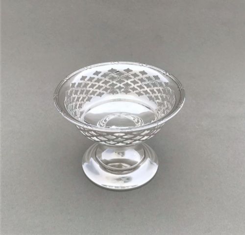 fig 1. An Early George V Pierced Silver Bonbon Dish