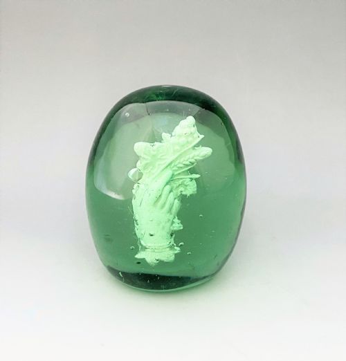 A Rare Victorian Glass Dump with Sulphide