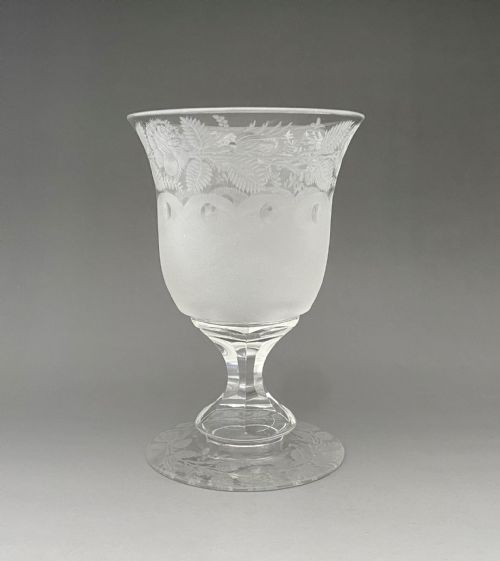 fig 1. A gorgeous Victorian etched rummer
