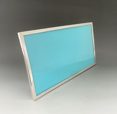 fig 1. A desirable Edwardian silver landscape photo frame