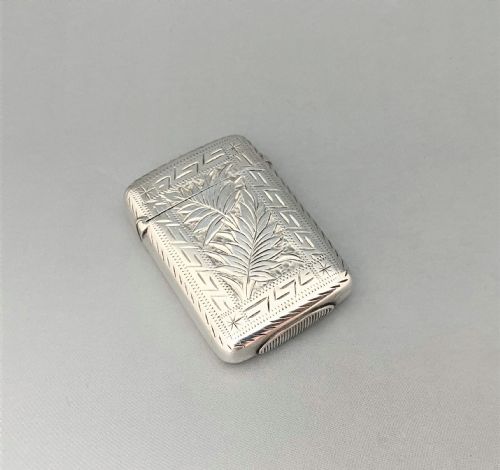 fig 1. A Gorgeous Victorian Silver Vesta