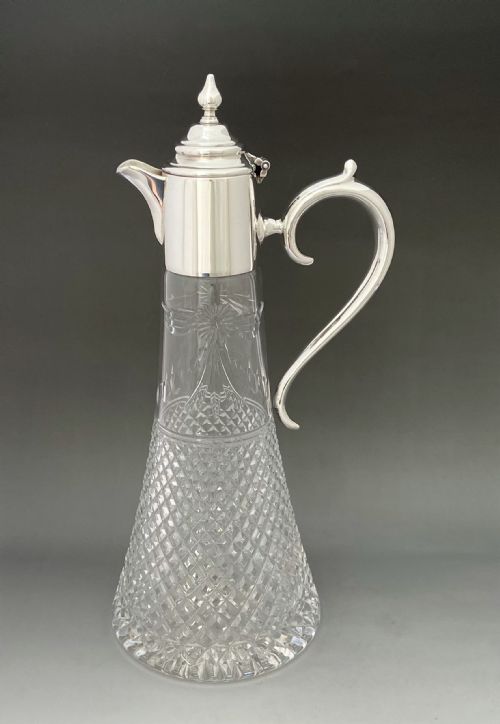 A Gorgeous Large Silver Plated Claret Jug