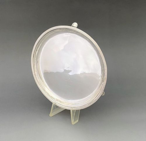 An Elegant 18th Century Silver Card Tray/ Waiter