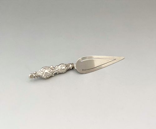 fig 1. A Collectible Edwardian All Silver Trowel Bookmark