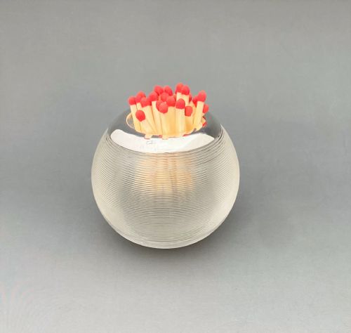 A Fine Victorian Silver Mounted Match Striker
