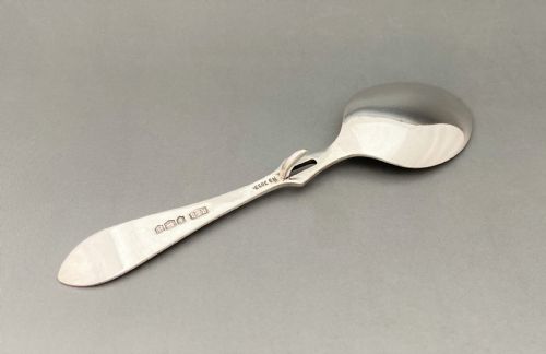 fig 1. A Desirable Silver Honey Spoon
