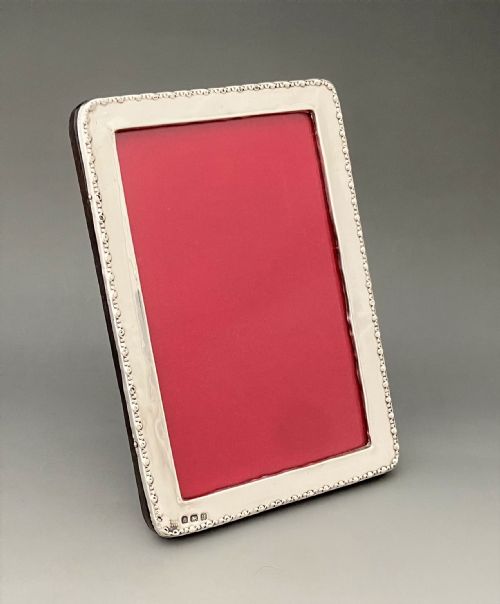 A Charming George V Silver Photo Frame