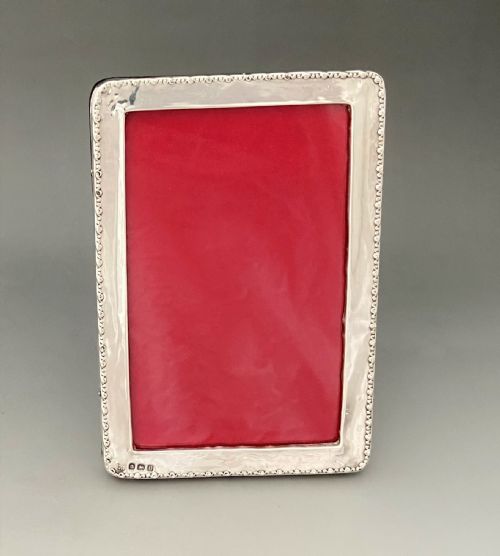fig 1. A charming George V silver photo frame