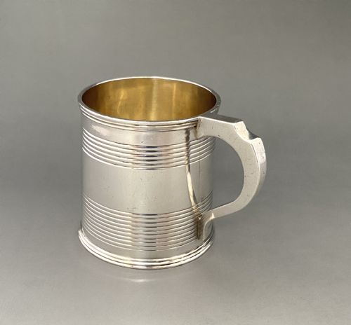 fig 1. A Petite Georgian Silver Gilt Tankard