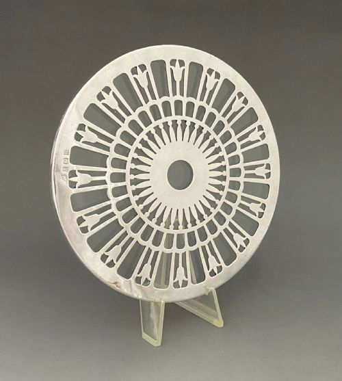 A Lovely Silver Mounted Teapot Stand/coaster