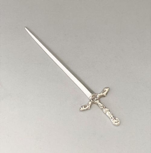 A Scottish Silver Novelty Letter Opener/bookmark