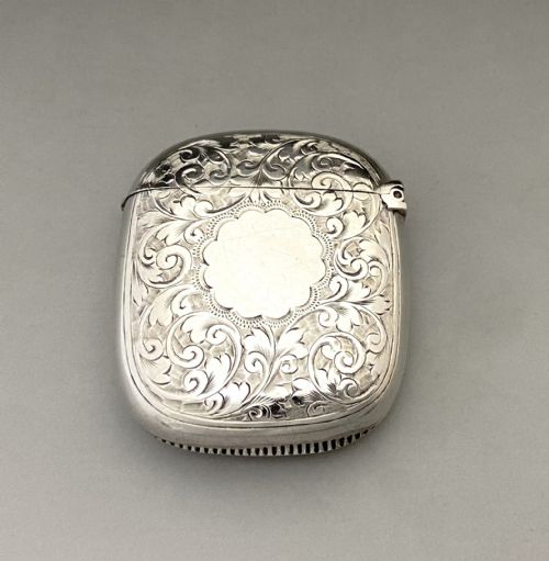 A Lovely Quality Victorian Silver Vesta