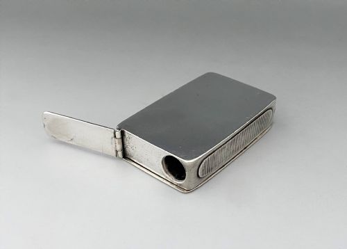 fig 1. A rare Victorian silver gilt tinder box