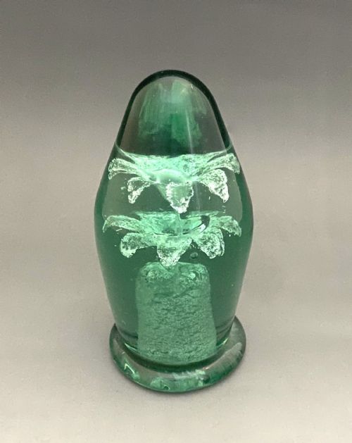 An Unusual Victorian Glass Dump or Paperweight