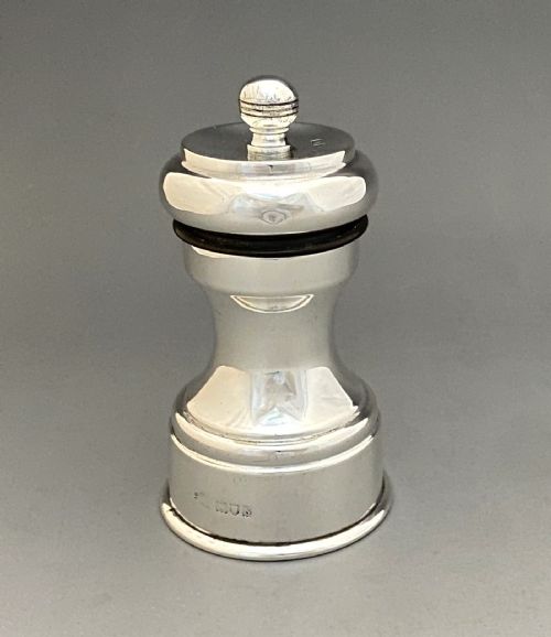 A Good Sampson Mordan Silver Pepper Grinder