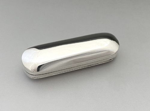 A Rare George III Silver Toothpick Box/ Holder