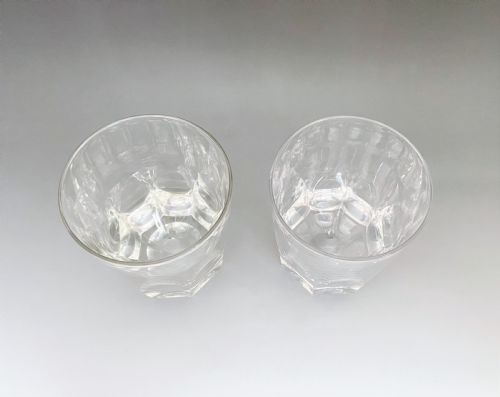 fig 1. A handsome pair large cut glass Victorian Whisky tumblers
