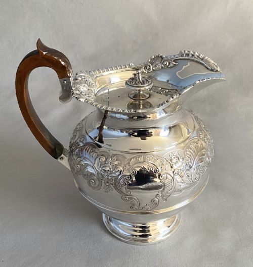 fig 2. A Superb 4 piece Victorian silver tea set by Edward Barnard & Sons
