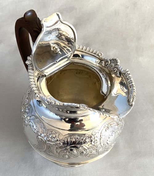 fig 3. A Superb 4 piece Victorian silver tea set by Edward Barnard & Sons