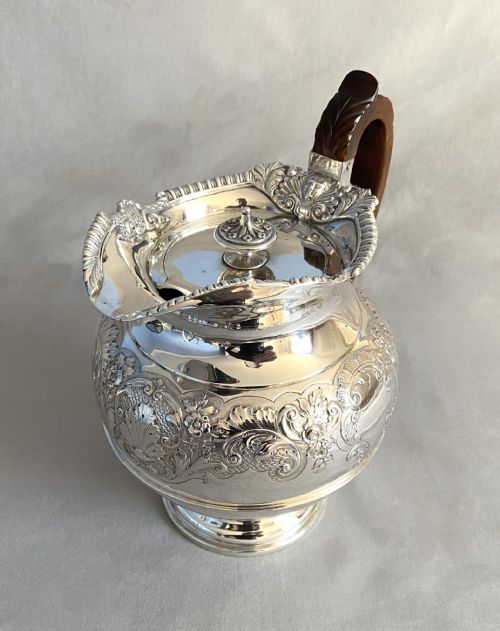 fig 5. A Superb 4 piece Victorian silver tea set by Edward Barnard & Sons