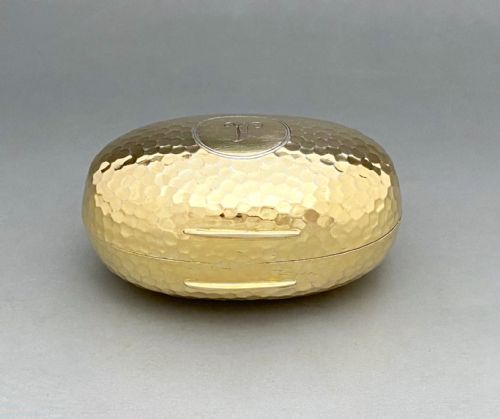 A FABULOUS EDWARDIAN SILVER GILT SNUFF TOBACCO BOX - ADDITIONAL PHOTO 1
