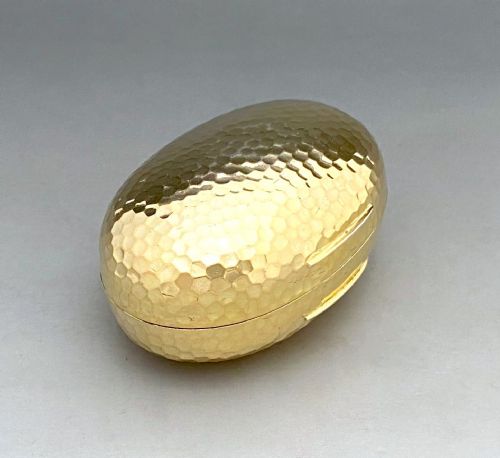 A FABULOUS EDWARDIAN SILVER GILT SNUFF TOBACCO BOX - ADDITIONAL PHOTO 3