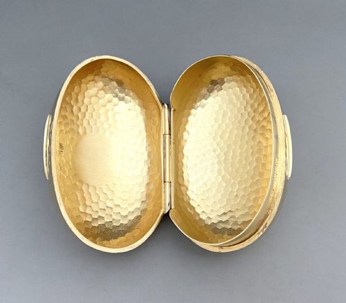 A FABULOUS EDWARDIAN SILVER GILT SNUFF TOBACCO BOX - ADDITIONAL PHOTO 7