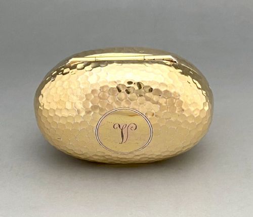 A FABULOUS EDWARDIAN SILVER GILT SNUFF TOBACCO BOX - ADDITIONAL PHOTO 9