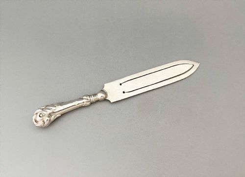fig 1. A novelty 'sword' silver bookmark