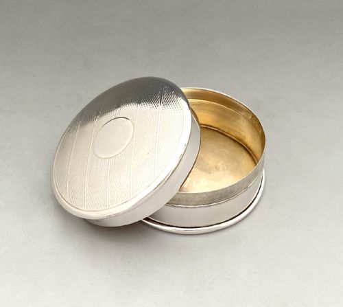 A Charming George V Silver Trinket Box