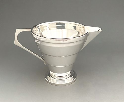 fig 1. A stylish Art Deco silver cream jug