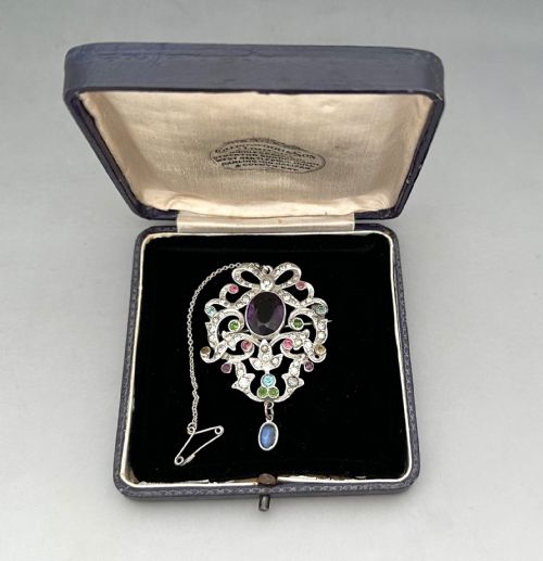 A Gorgeous French Silver Brooch