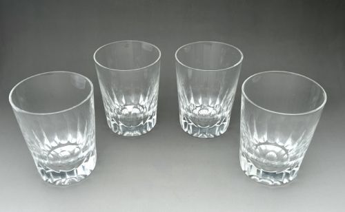fig 1. A handsome set of 4 mid Victorian Whisky tumblers