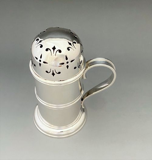 fig 1. An attractive George V silver sugar caster