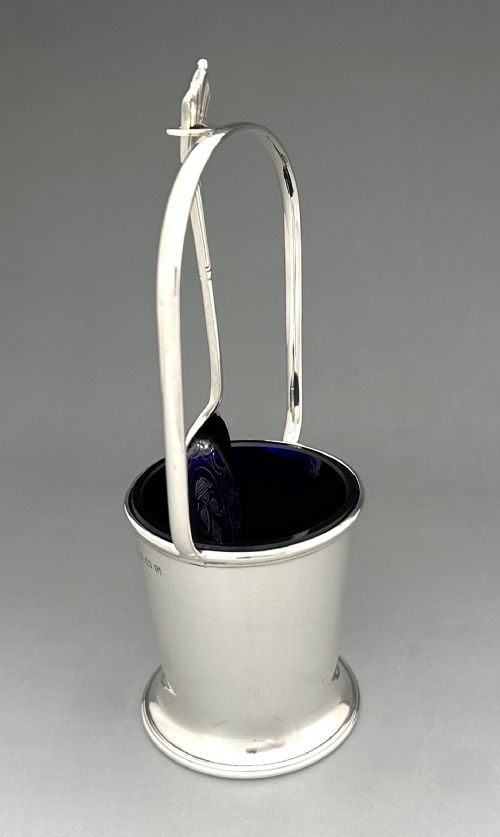 fig 1. An unusual George V silver preserve pot