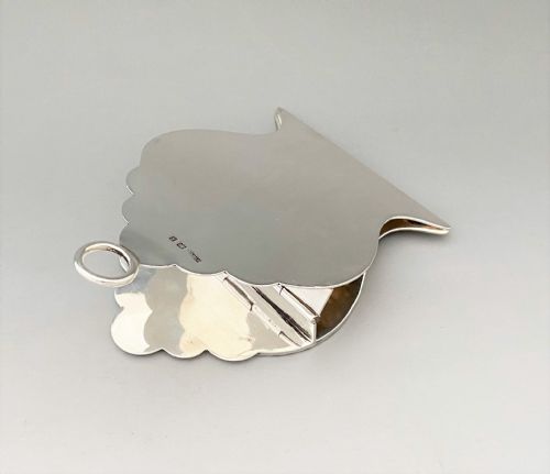 A QUALITY EDWARDIAN SILVER TORTOISESHELL DESK CLIP - ADDITIONAL PHOTO 4