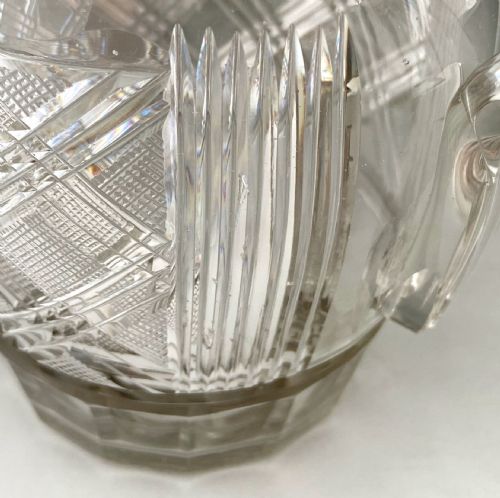 A HANDSOME ANGLOIRISH REGENCY CUT GLASS JUG - ADDITIONAL PHOTO 7