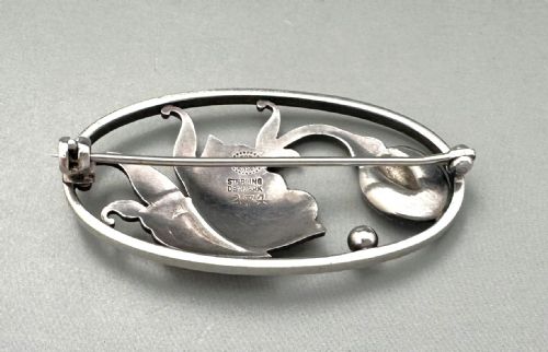 fig 2. A gorgeous silver Georg Jensen brooch