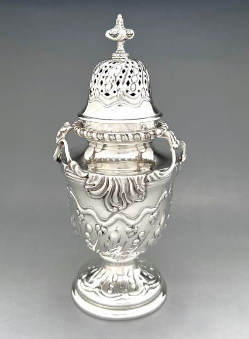 A Superb Silver Sugar Sifter/ Caster by the Great William Comyns