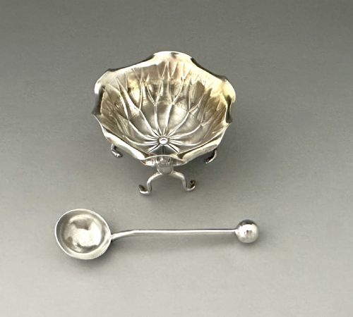 fig 1. A fabulous Victorian silver naturalistic novelty salt